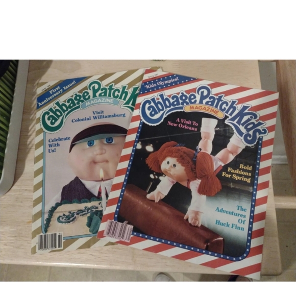 Cabbage Patch Kids Magazine Lot of 2, 1st Anniversary Issue, Winter 86 Spring 87 - Picture 1 of 6